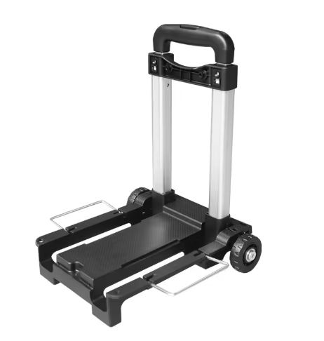 folding two wheeled trolley a4 size portable